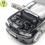 1/18 BMW M3 CSL 2003 E46 Norev 183017 Saphire Black Diecast Model Car Toys Gifts For Adults Friends