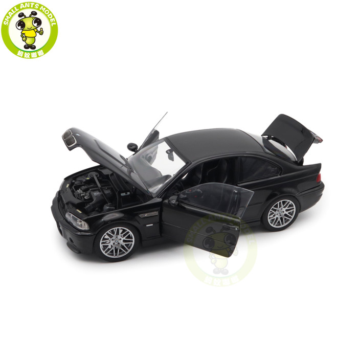 1/18 BMW M3 CSL 2003 E46 Norev 183017 Saphire Black Diecast Model Car Toys Gifts For Adults Friends