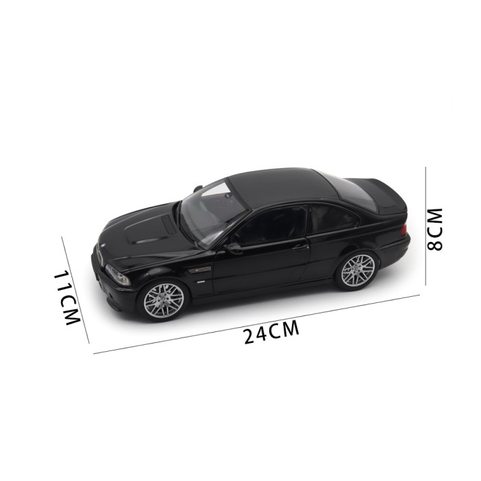 1/18 BMW M3 CSL 2003 E46 Norev 183017 Saphire Black Diecast Model Car Toys Gifts For Adults Friends