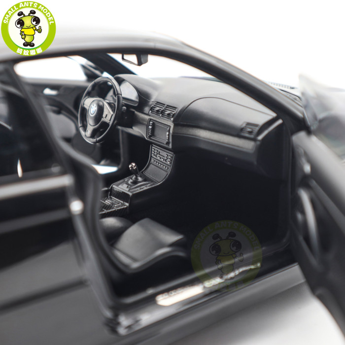 1/18 BMW M3 CSL 2003 E46 Norev 183017 Saphire Black Diecast Model Car Toys Gifts For Adults Friends