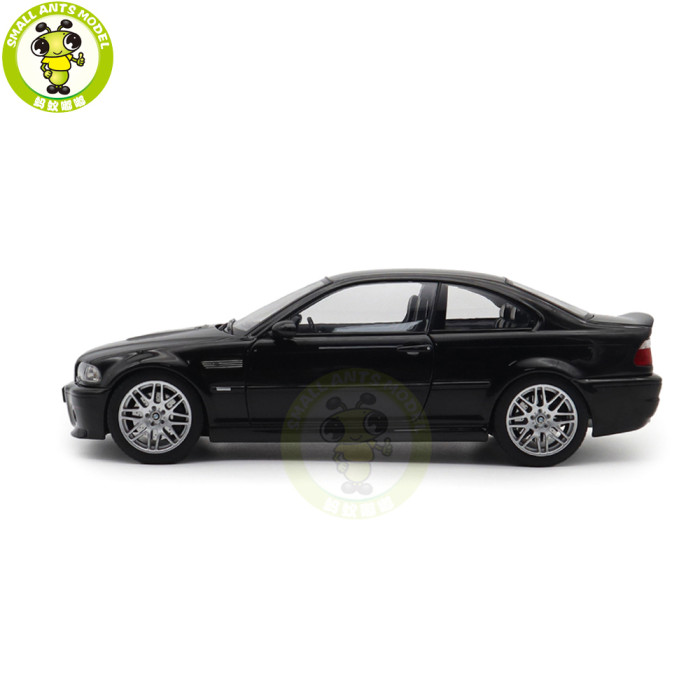 1/18 BMW M3 CSL 2003 E46 Norev 183017 Saphire Black Diecast Model Car Toys Gifts For Adults Friends
