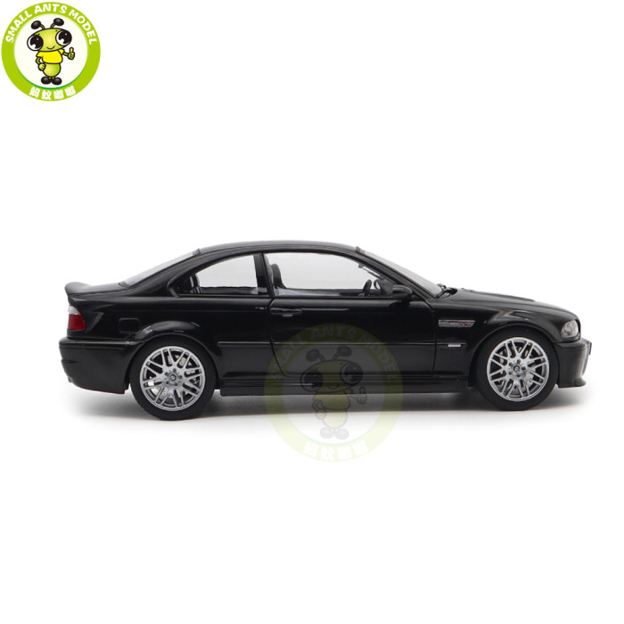 1/18 BMW M3 CSL 2003 E46 Norev 183017 Saphire Black Diecast Model Car Toys Gifts For Adults Friends