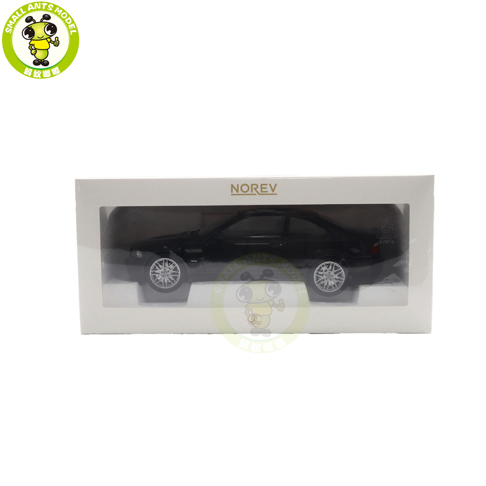 1/18 BMW M3 CSL 2003 E46 Norev 183017 Saphire Black Diecast Model
