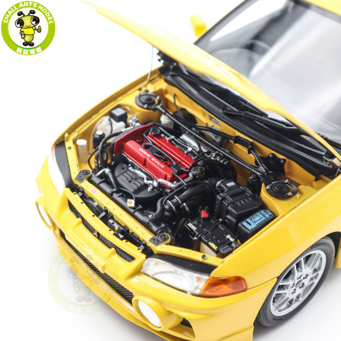 1/18 MOTORHELIX Mitsubishi EVO IV Diecast Model Toy Car Gifts For Father Friends