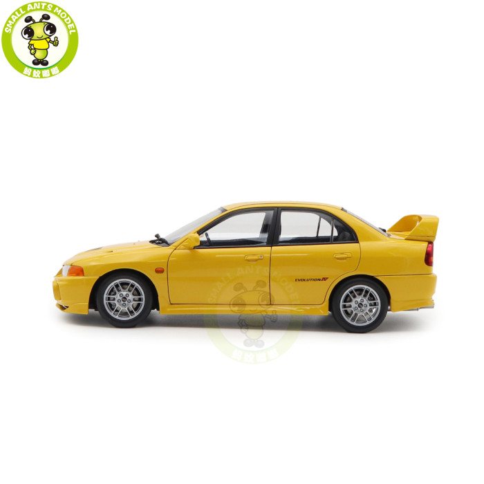 1/18 MOTORHELIX Mitsubishi EVO IV Diecast Model Toy Car Gifts For Father Friends