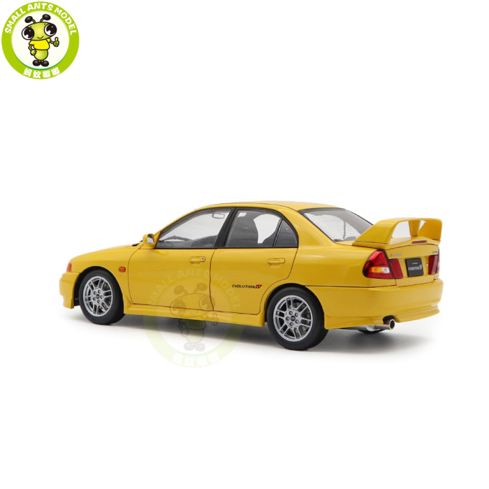 1/18 MOTORHELIX Mitsubishi EVO IV Diecast Model Toy Car Gifts For Father Friends