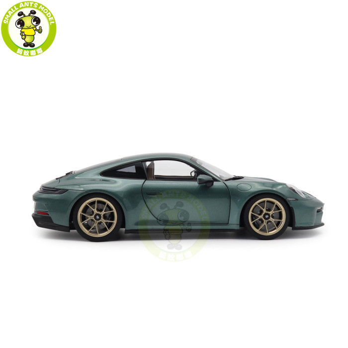 1/18 Porsche 911 GT3 Touring 2021 Norev 187382 Malachite Green Metallic Diecast Model Toys Car Gifts For Husband Boyfriend Father
