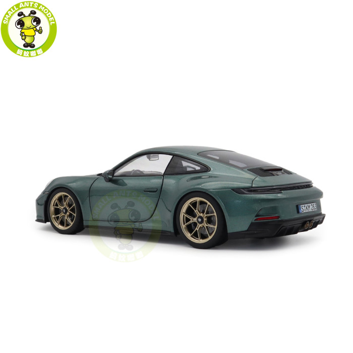 1/18 Porsche 911 GT3 Touring 2021 Norev 187382 Malachite Green Metallic Diecast Model Toys Car Gifts For Husband Boyfriend Father