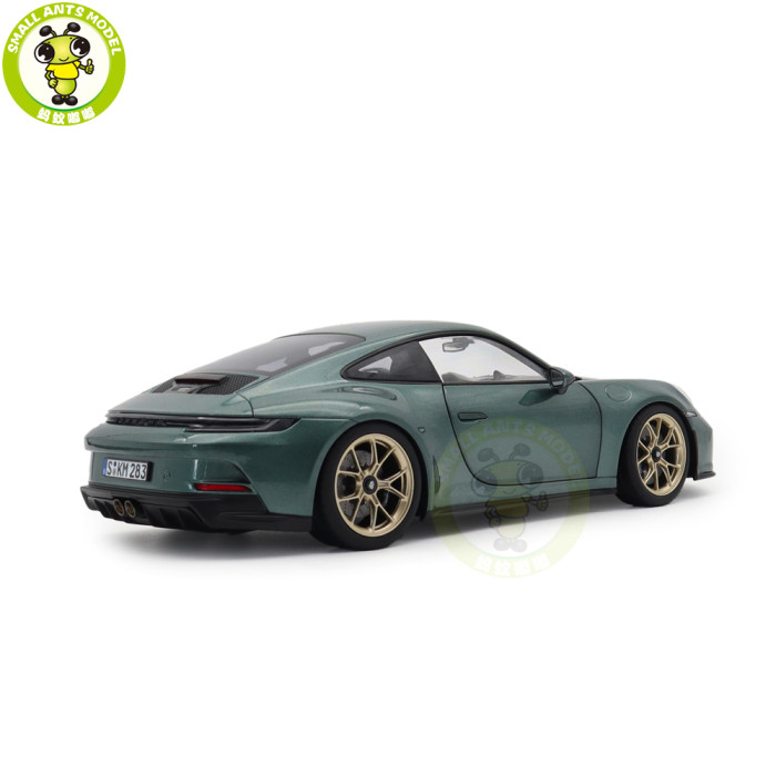 1/18 Porsche 911 GT3 Touring 2021 Norev 187382 Malachite Green Metallic Diecast Model Toys Car Gifts For Husband Boyfriend Father