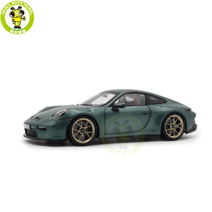 1/18 Porsche 911 GT3 Touring 2021 Norev 187382 Malachite Green Metallic Diecast Model Toys Car Gifts For Husband Boyfriend Father