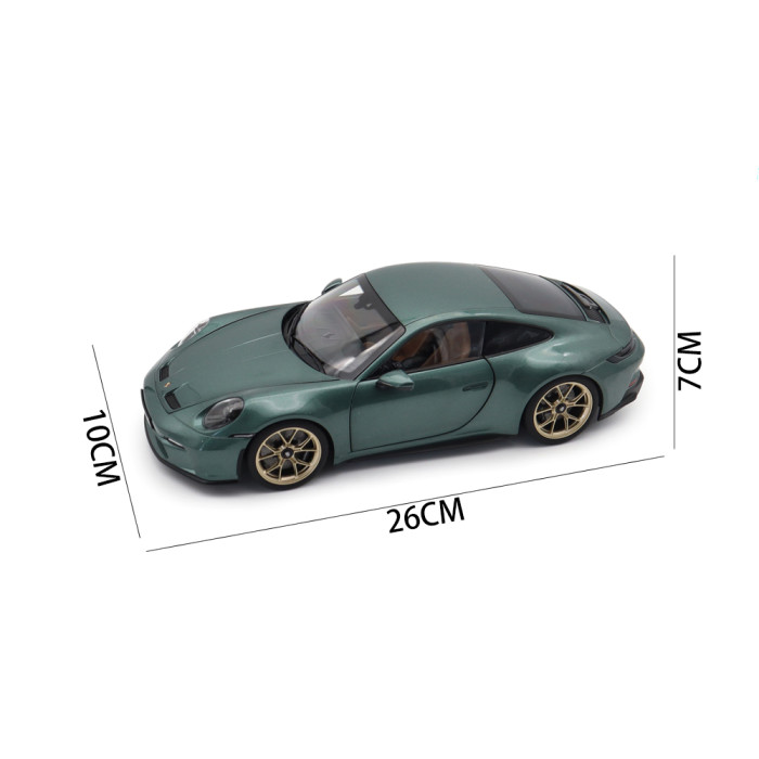 1/18 Porsche 911 GT3 Touring 2021 Norev 187382 Malachite Green Metallic Diecast Model Toys Car Gifts For Husband Boyfriend Father