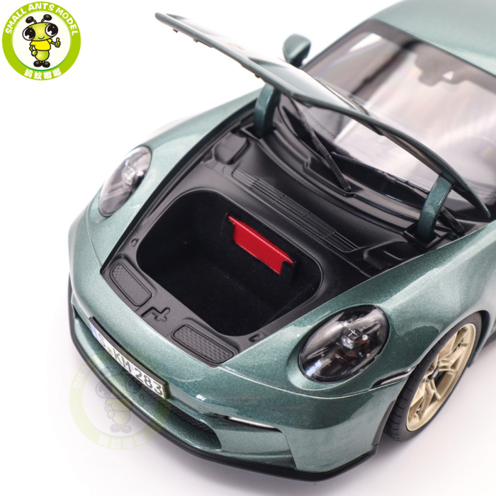 1/18 Porsche 911 GT3 Touring 2021 Norev 187382 Malachite Green Metallic Diecast Model Toys Car Gifts For Husband Boyfriend Father
