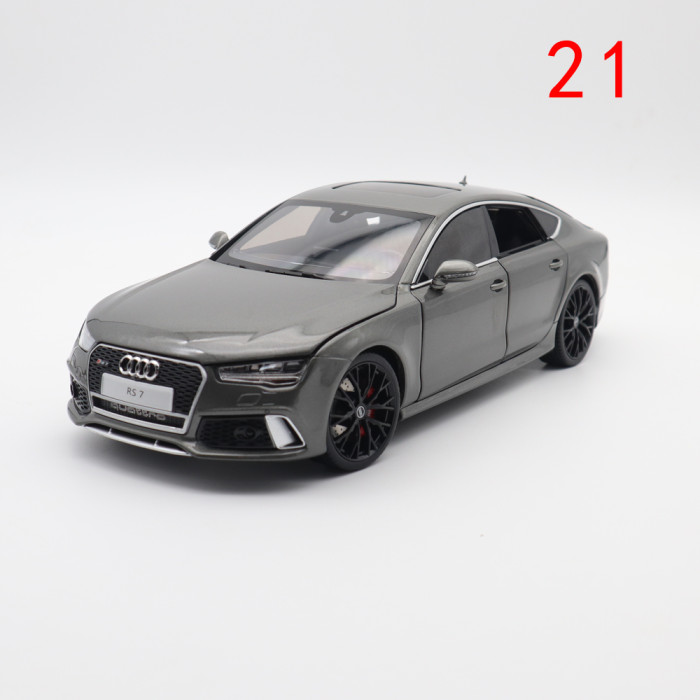 Damaged 1/18 Audi RS 7 RS7 2016 KengFai Diecast Metal Model Car