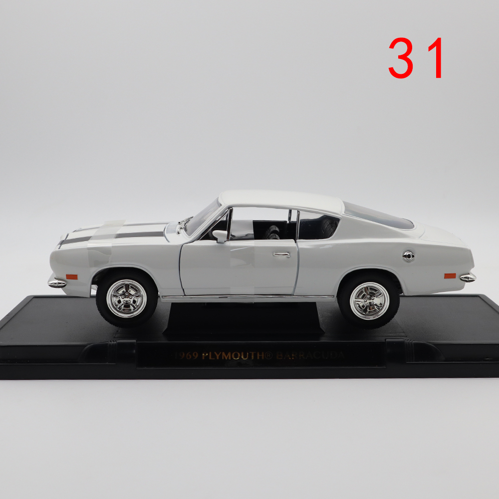 1/18 ロードシグネチャー 1969 プリムス バラクーダ 1/18 1969 PLYMOUTH BARRACUDA Road Signature Diecast Model Car Toys