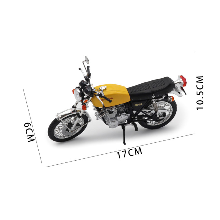 1/12 AOSHIMA Honda CB400FOUR Diecast Model Motorcycle Car Toy Gifts For Friends Father