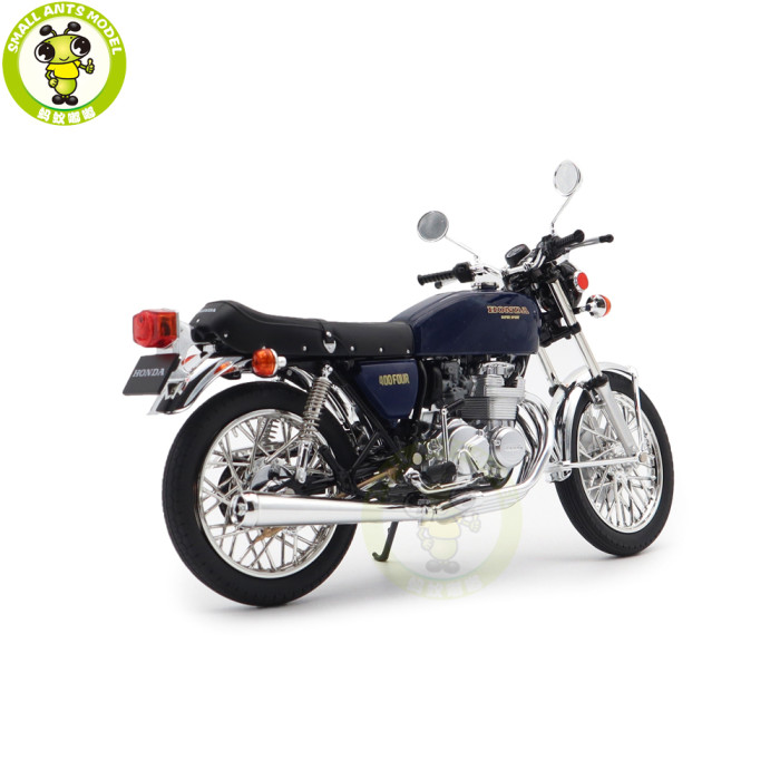 1/12 AOSHIMA Honda CB400FOUR Diecast Model Motorcycle Car Toy Gifts For Friends Father
