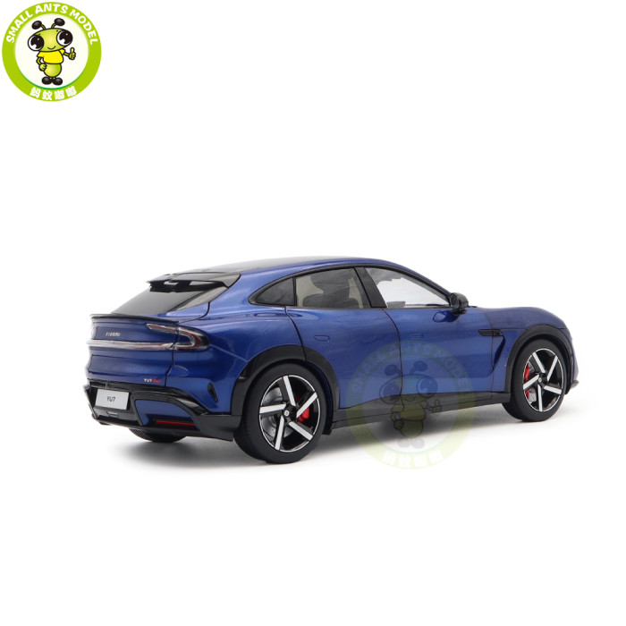 1/18 XIAOMI MI YU7 Diecast Model Toys Car Gifts For Father Friends