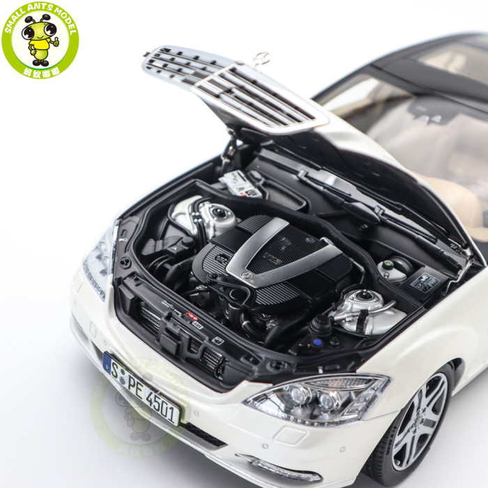 1/18 Motorhelix Mercedes Benz S600L S600 S CLASS W221 Diecast Model Toy Car Gifts For Friends Father
