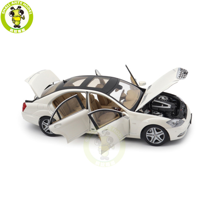 1/18 Motorhelix Mercedes Benz S600L S600 S CLASS W221 Diecast Model Toy Car Gifts For Friends Father
