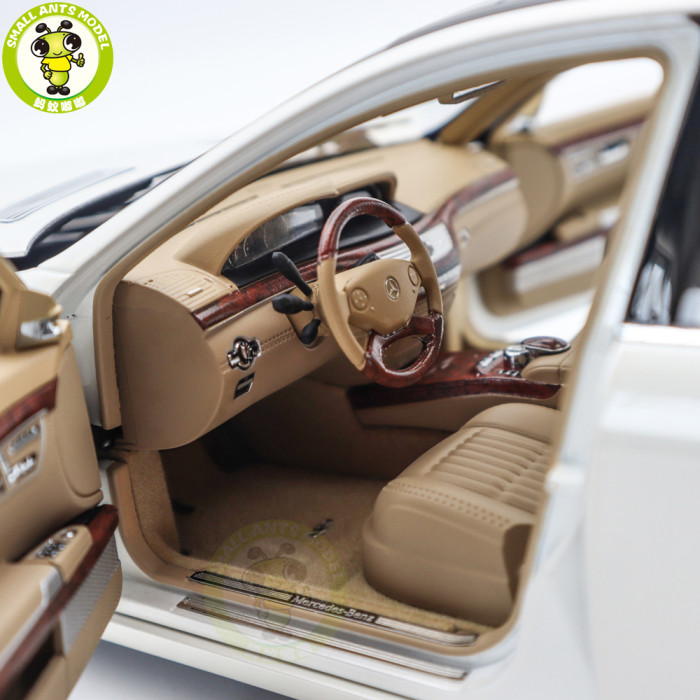 1/18 Motorhelix Mercedes Benz S600L S600 S CLASS W221 Diecast Model Toy Car Gifts For Friends Father
