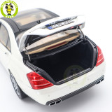 1/18 Motorhelix Mercedes Benz S600L S600 S CLASS W221 Diecast Model Toy Car Gifts For Friends Father