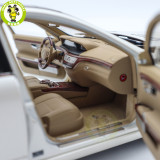 1/18 Motorhelix Mercedes Benz S600L S600 S CLASS W221 Diecast Model Toy Car Gifts For Friends Father