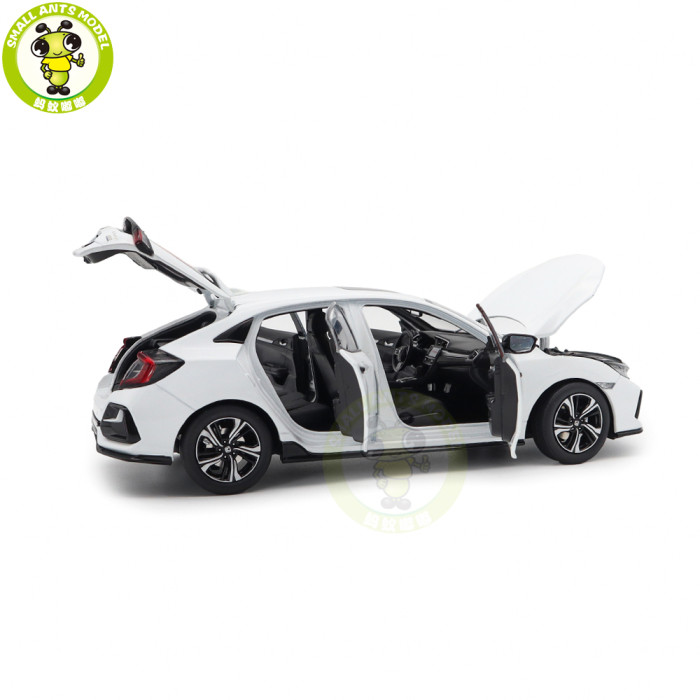 1/18 Honda CIVIC 10th Generation 2019 Hatchback Diecast Model Car Gifts For Friends