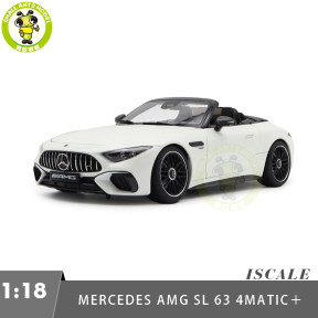 1/18 ISCALE Mercedes Benz AMG SL63 R232  Diecast Model Toys Car Gifts For Friends