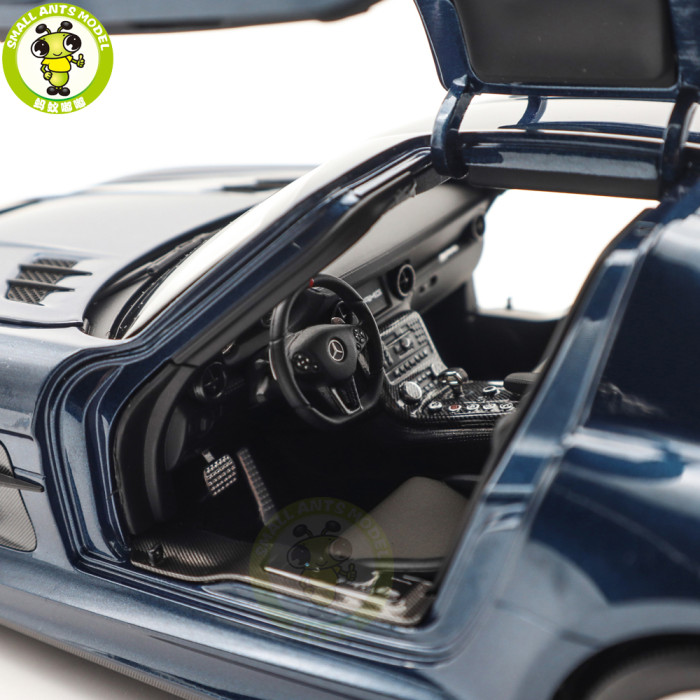1/18 Minichamps Mercedes-Benz AMG SLS Black Series 2013 Diecast Model Toys Car Gifts For Father Friends