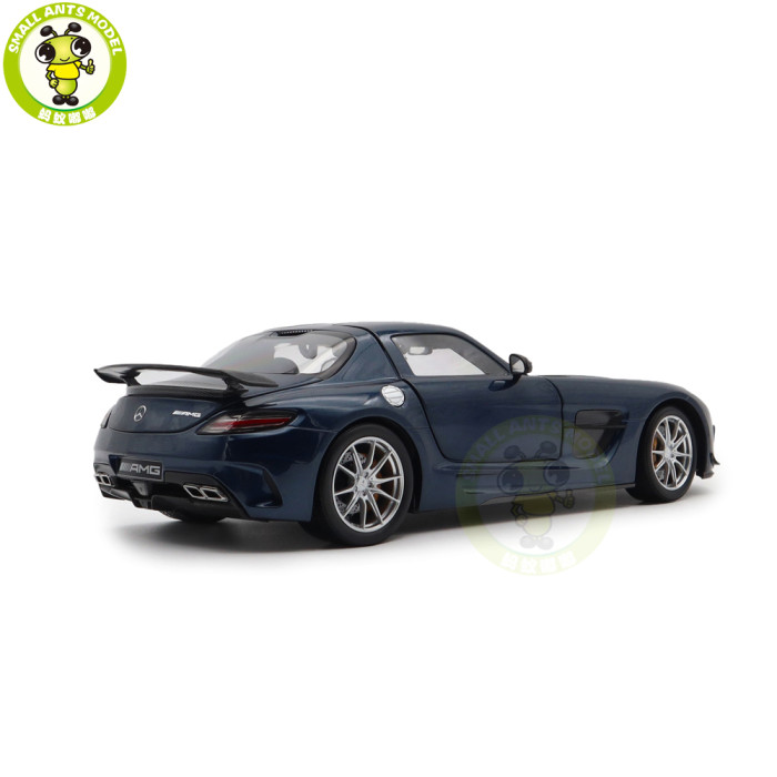 1/18 Minichamps Mercedes-Benz AMG SLS Black Series 2013 Diecast Model Toys Car Gifts For Father Friends