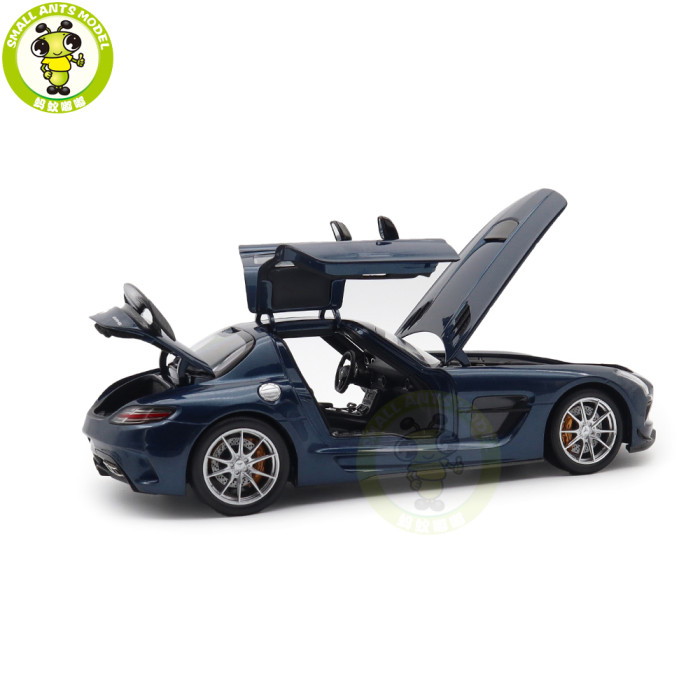 1/18 Minichamps Mercedes-Benz AMG SLS Black Series 2013 Diecast Model Toys Car Gifts For Father Friends