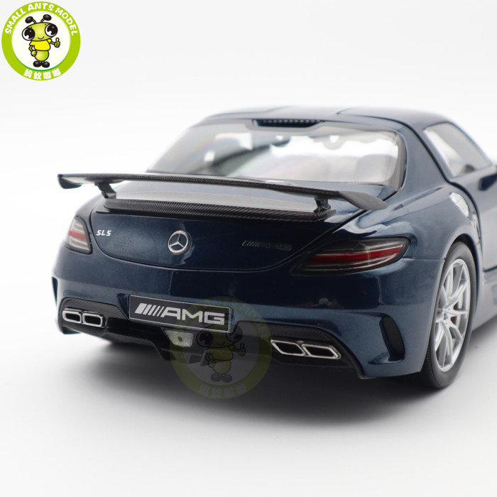 1/18 Minichamps Mercedes-Benz AMG SLS Black Series 2013 Diecast Model Toys Car Gifts For Father Friends