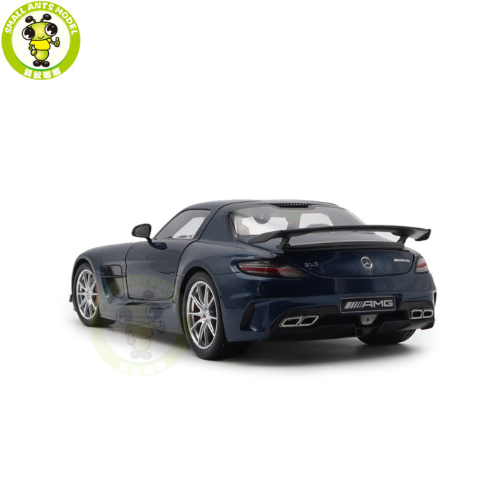 1/18 Minichamps Mercedes-Benz AMG SLS Black Series 2013 Diecast Model Toys Car Gifts For Father Friends