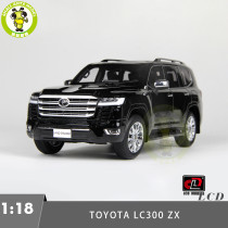 Pre-order 1/18 LCD TOYOTA LAND CRUISER 300 LC300 ZX Diecast Model Toy Car Gifts For Friends Father