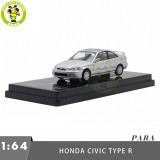 1/64 Honda Civic Si 1999 EM1 Paragon Diecast Model Toy Car Gifts For Friends Father