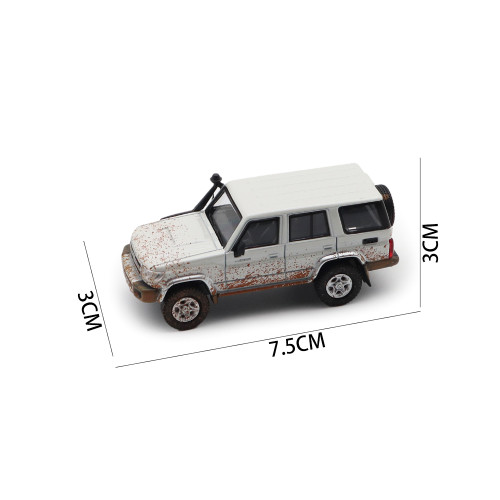 1/64 Paragon 2014 Toyota Land Cruiser 76 LC76 Diecast Model Toy Car Gifts For Friends Father