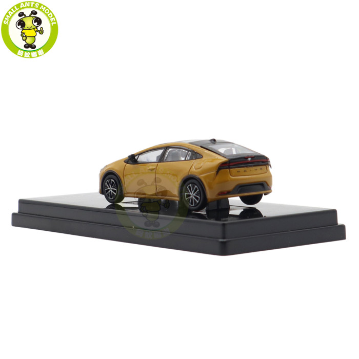 1/64 2025 Toyota Prius Maximum Yellow Paragon Diecast Model Toy Car Gifts For Friends Father