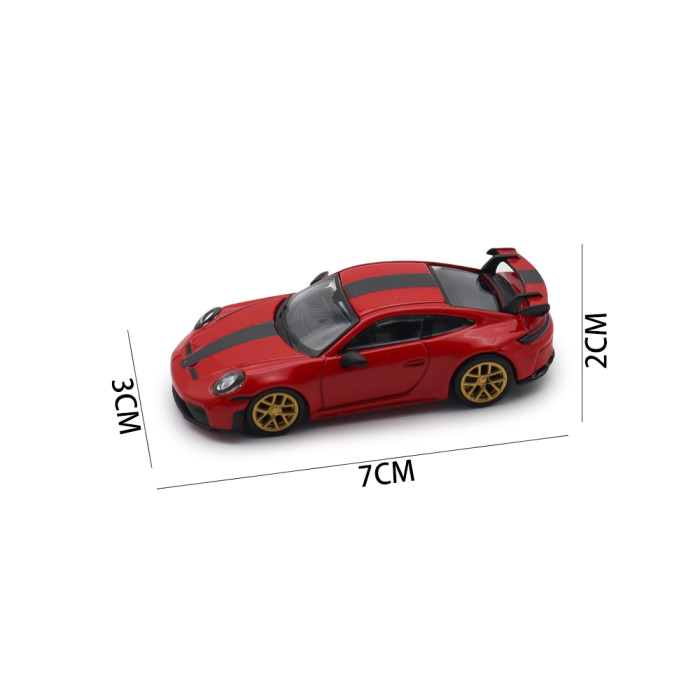 1/64 2025 Porsche 911 GT3 992.2 Paragon Diecast Model Toy Car Gifts For Friends Father