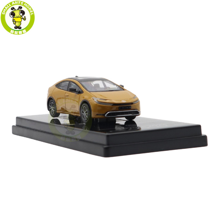 1/64 2025 Toyota Prius Maximum Yellow Paragon Diecast Model Toy Car Gifts For Friends Father