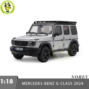 1/18 Mercedes-Benz G CLASS Professional 2024 Norev 183030 Iridium Silver Diecast Model Toys Car Gifts For Father Friends