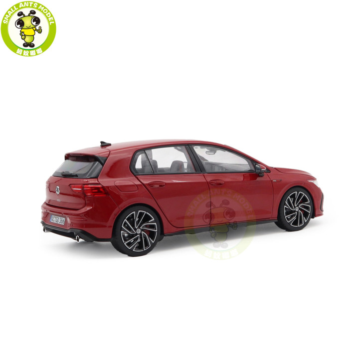 1/18 VW Volkswagen Golf GTI 2020 Norev 188595 Tornado Red Diecast Model Toys Car Gifts For Friends