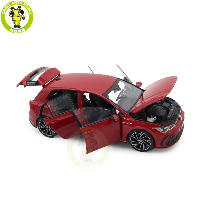 1/18 VW Volkswagen Golf GTI 2020 Norev 188595 Tornado Red Diecast Model Toys Car Gifts For Friends