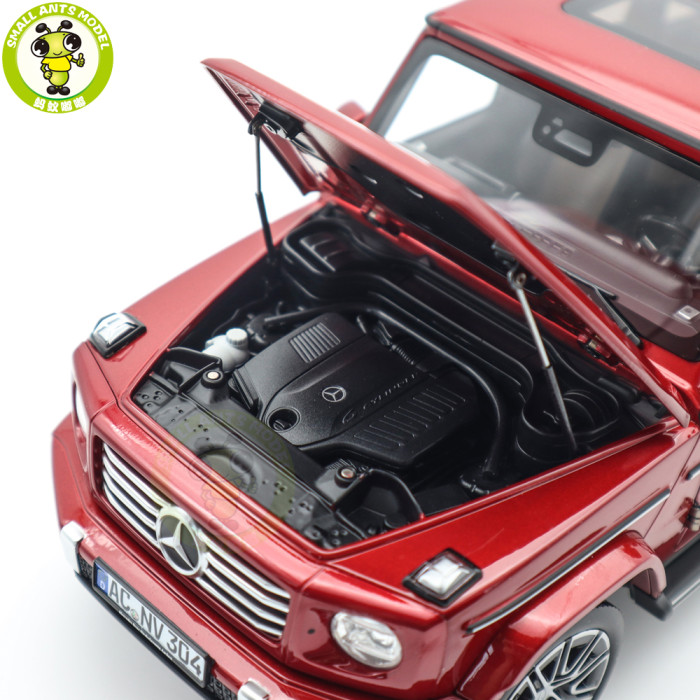 1/18 Mercedes-Benz G CLASS N465 2024 Norev 183037 Hyacinth Red Diecast Model Toys Car Gifts For Father Friends