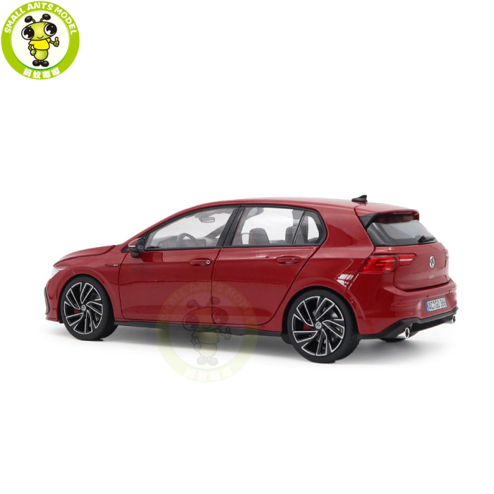 1/18 VW Volkswagen Golf GTI 2020 Norev 188595 Tornado Red Diecast Model Toys Car Gifts For Friends