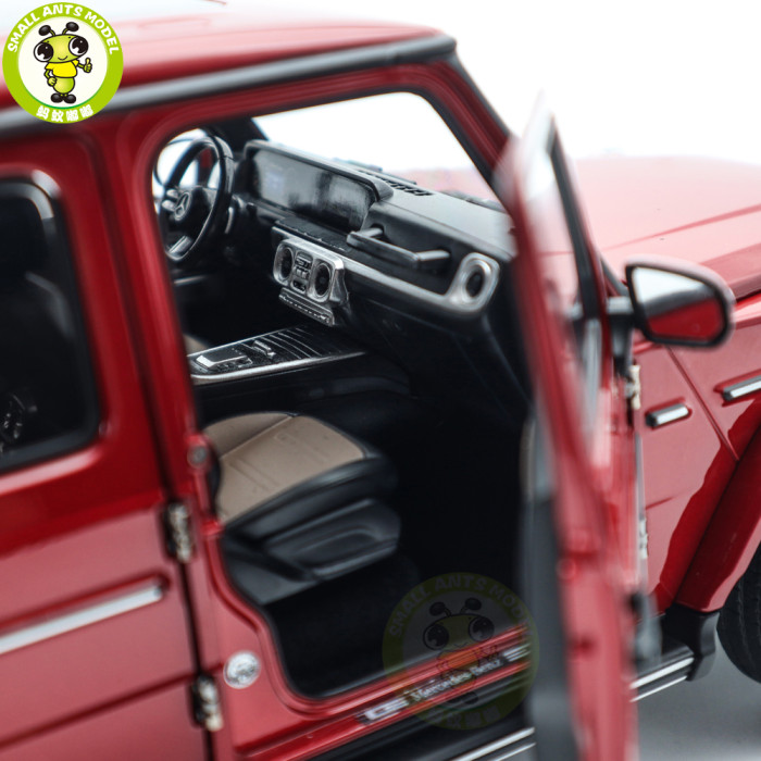 1/18 Mercedes-Benz G CLASS N465 2024 Norev 183037 Hyacinth Red Diecast Model Toys Car Gifts For Father Friends