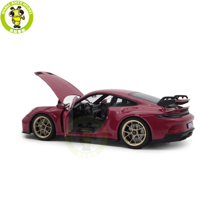 1/18 Porsche 911 GT3 2021 Norev 187381 Sternrubin Neo Diecast Model Toys Car Gifts For Friends Father