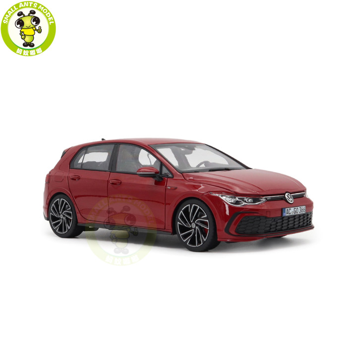 1/18 VW Volkswagen Golf GTI 2020 Norev 188595 Tornado Red Diecast Model Toys Car Gifts For Friends