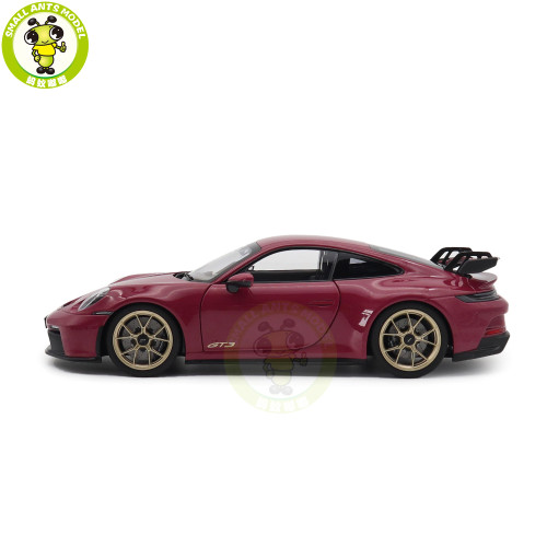1/18 Porsche 911 GT3 2021 Norev 187381 Sternrubin Neo Diecast Model Toys Car Gifts For Friends Father