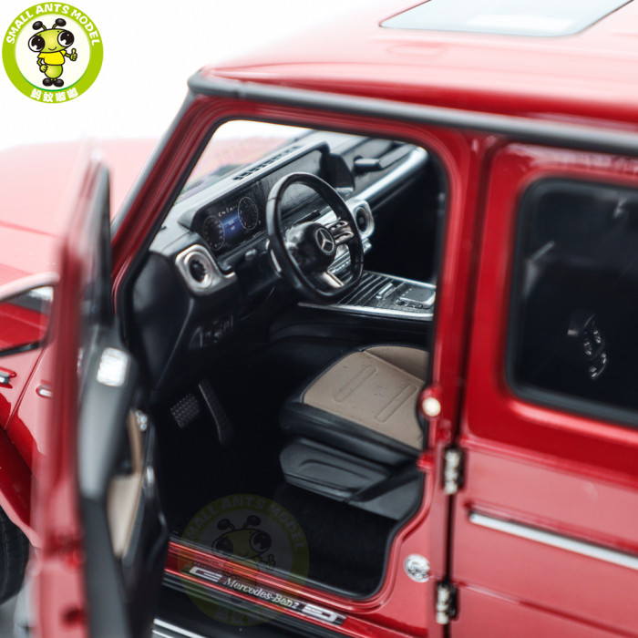 1/18 Mercedes-Benz G CLASS N465 2024 Norev 183037 Hyacinth Red Diecast Model Toys Car Gifts For Father Friends