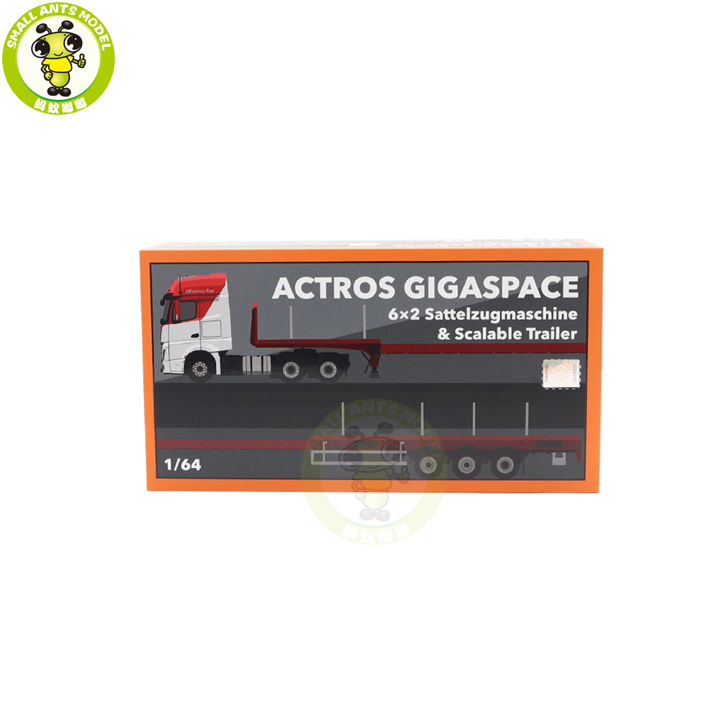 1/64 GCD Benz Actros Gigaspace 3-Axle 6×2 Sattelzugmaschine